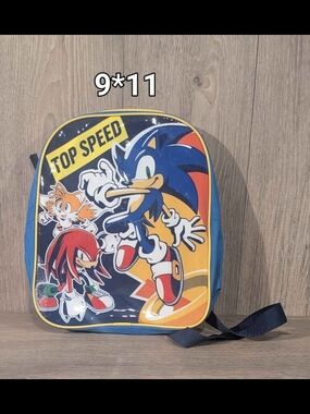 Sonic The Hedgehog Kids Backpack - Blue / Yellow / Red
